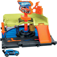 HOT WHEELS CITY DOWNTOWN EXPRESS CAR WASH PLAYSET  [HDR27]