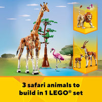 CREATOR 3IN1 WILD SAFARI ANIMALS - 31150