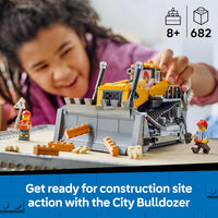 CITY YELLOW BULLDOZER - 60466