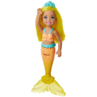 BARBIE CHELSEA MERMAID DOLL WITH YELLOW HAIR & TAIL [GJJ85/GJJ88]