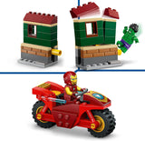 MARVEL® IRON MAN WITH BIKE AND THE HULK - 76287