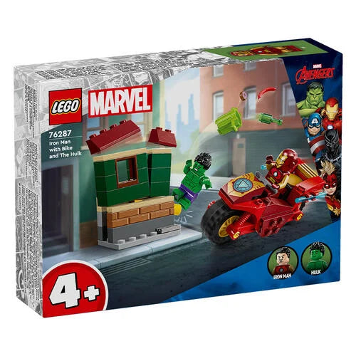 MARVEL® IRON MAN WITH BIKE AND THE HULK - 76287