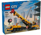 CITY YELLOW MOBILE CONSTRUCTION CRANE TOY - 60409