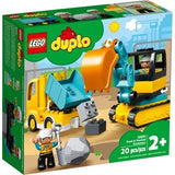 DUPLO® TOWN TRUCK & TRACKED EXCAVATOR - 10931