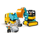 DUPLO® TOWN TRUCK & TRACKED EXCAVATOR - 10931