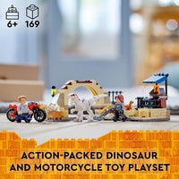 JURASSIC WORLD® ATROCIRAPTOR DINOSAUR: BIKE CHASE - 76945